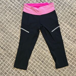 Lululemon Black and Pink Leggings